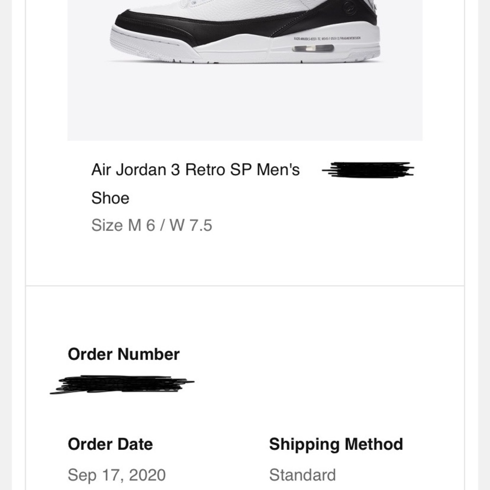 ••SOLD•• Air Jordan 3 Retro Fragment ••SOLD•• - Picture 8 of 8